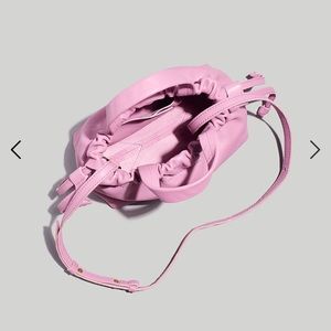 The piazza mini crossbody from madewell in the pink/purple